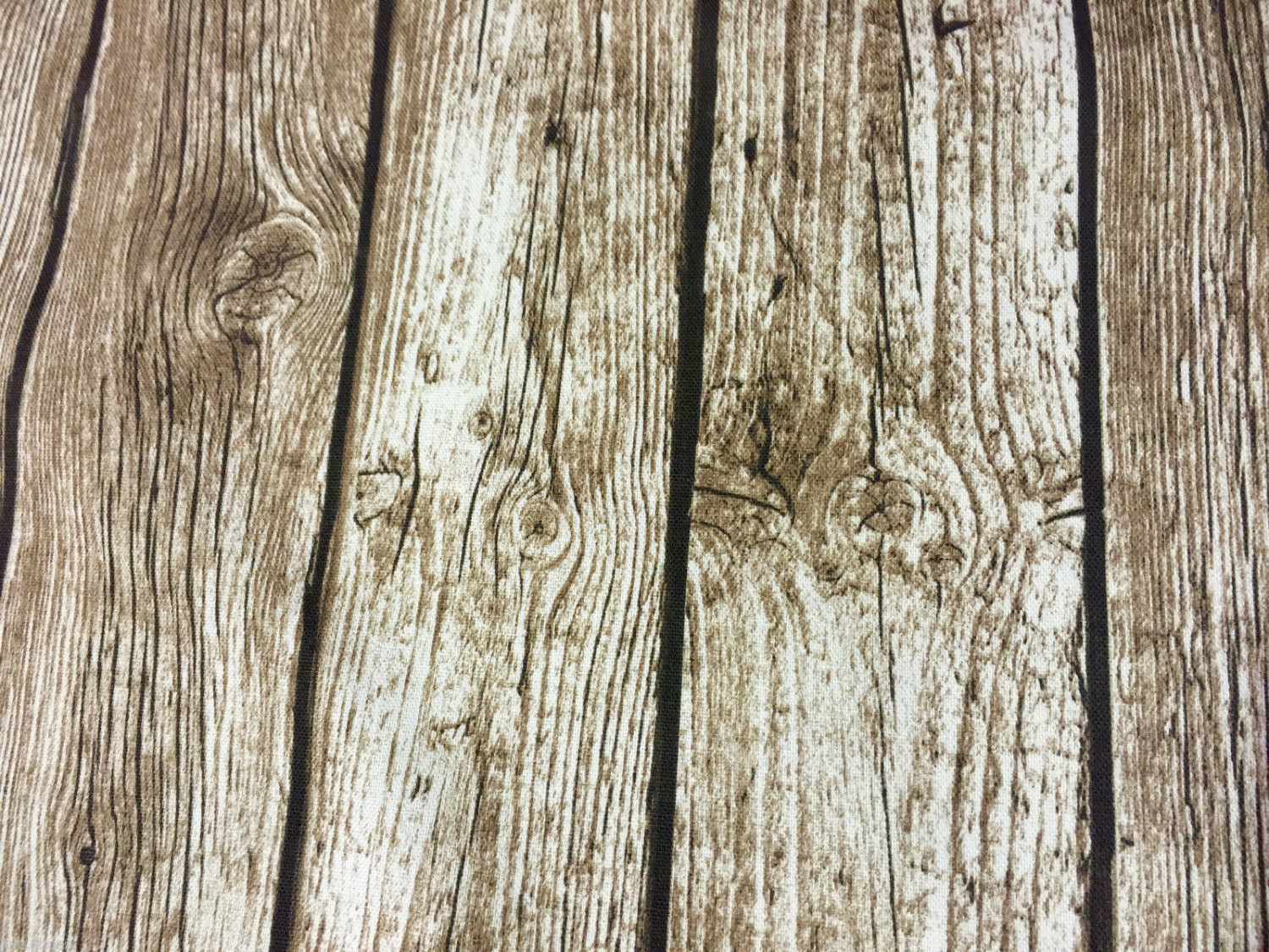 WOOD PLANK Designer Curtain Upholstery cotton fabric material Wooden