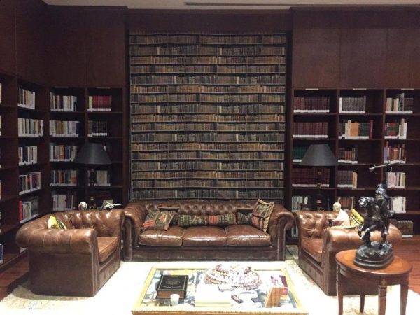 BOOKSHELF BOOK Library Books Fabric Curtain Upholstery Cotton Material / digital print fabric / book shelf effect - 140cm wide - Image 8