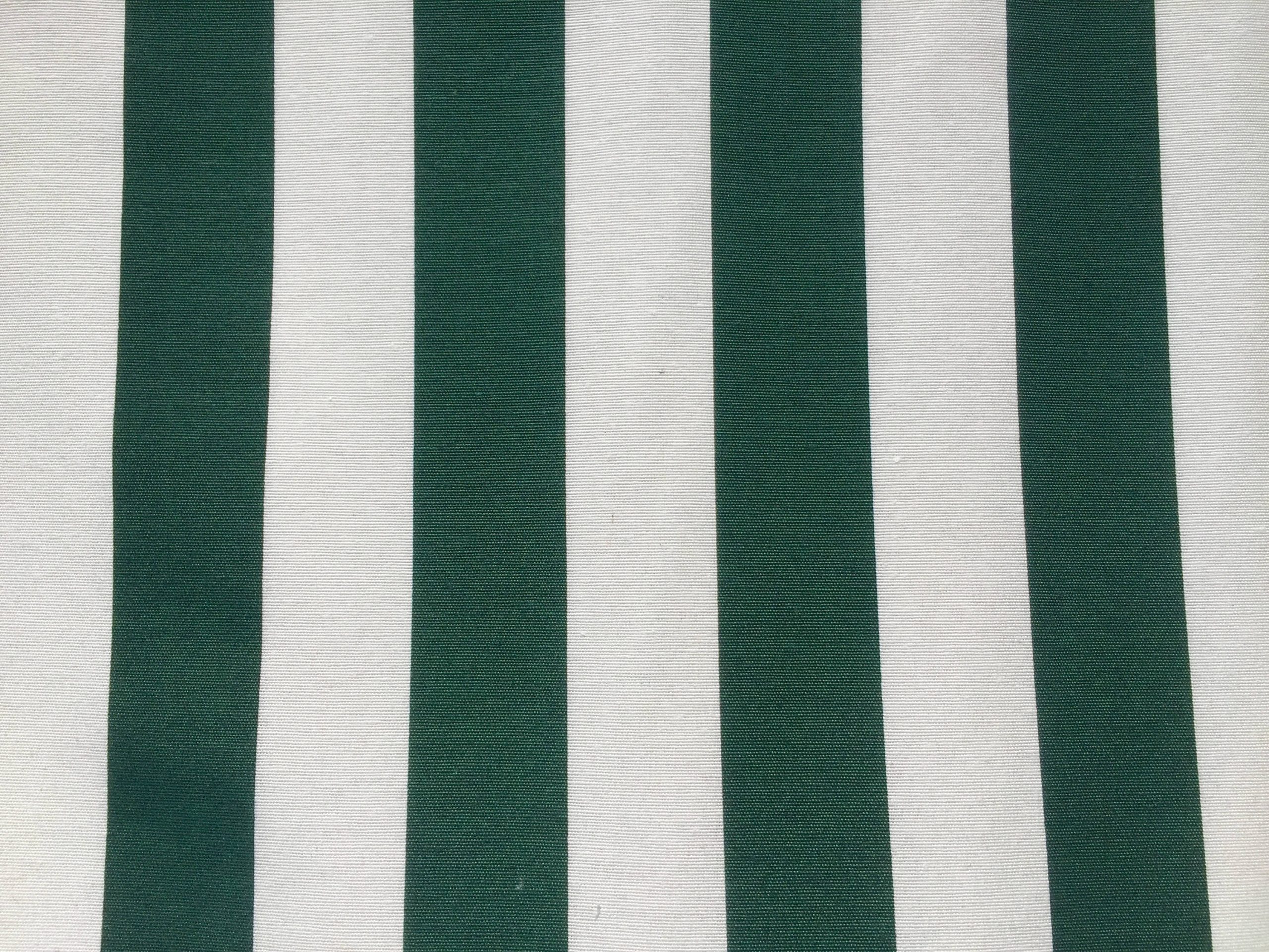 Pretty Green Stripe Fabric - Chequers Stripe