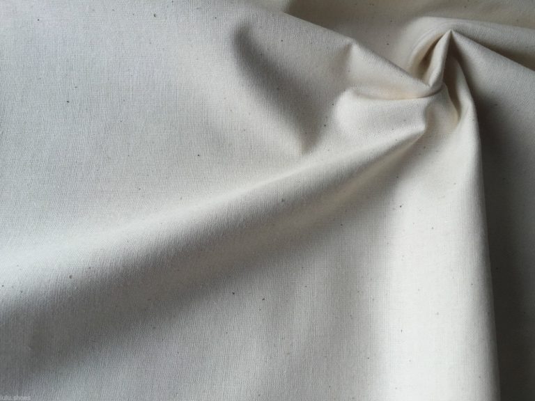Plain Cream 100 Cotton Fabric Material Extra Wide 240cm per metre