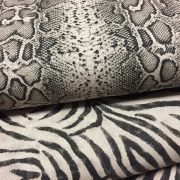 ZEBRA Animal Print Fabric - Linen Cotton Blend - curtains ...