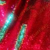 MERMAID Reversible 5mm Sequin Fabric Flip Two Tone Stretch Material - 130cm wide - Hot Pink & Blue sequins