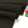 Plain Ottoman Fabric For Curtains Upholstery Cotton Canvas Material 140cm Wide BLACK