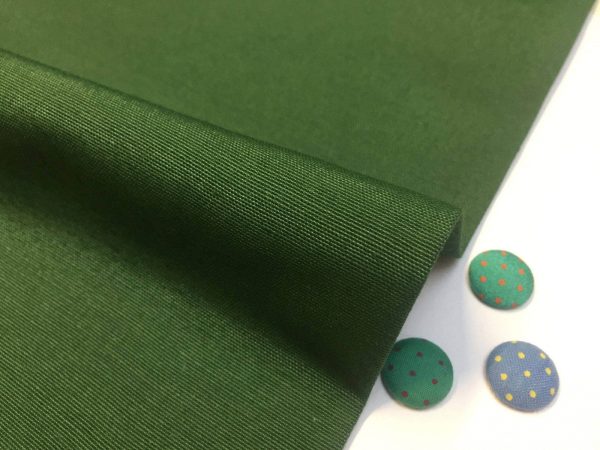 Plain Ottoman Fabric For Curtains Upholstery Cotton Canvas Material 140cm Wide DARK GREEN