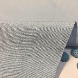 Plain Ottoman Fabric For Curtains Upholstery Cotton Canvas Material 140cm Wide SKY BLUE