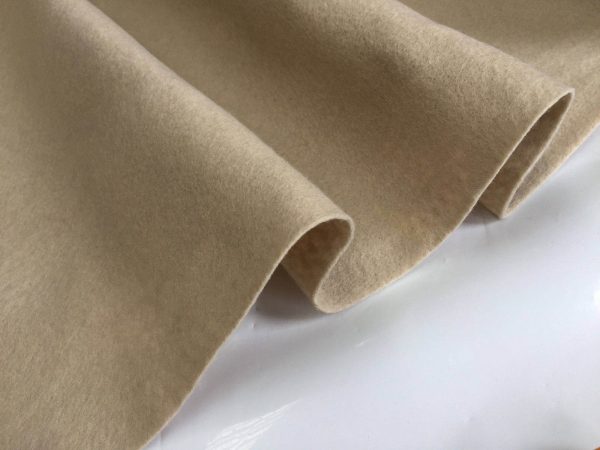 Felt Fabric Material Craft Plain Colours Polyester 102cm Wide NUDE