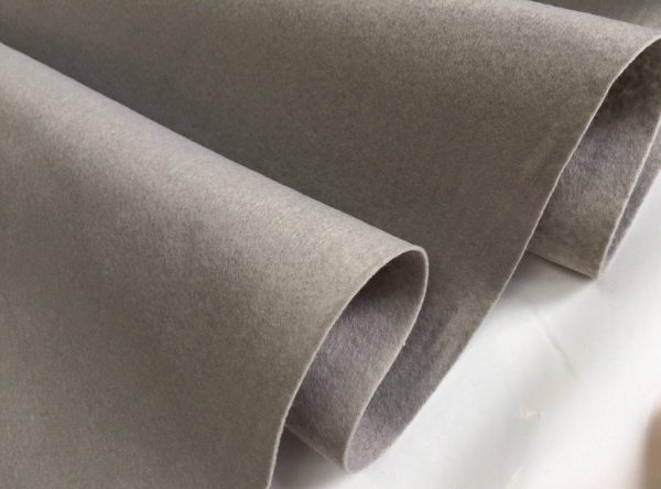 Felt Fabric Material Craft Plain Colours Polyester 102cm Wide SILVER GREY