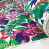 Tropical Flower Orchid  Fabric Curtain Upholstery Cotton Material / digital print fabric / 140cm  55" wide