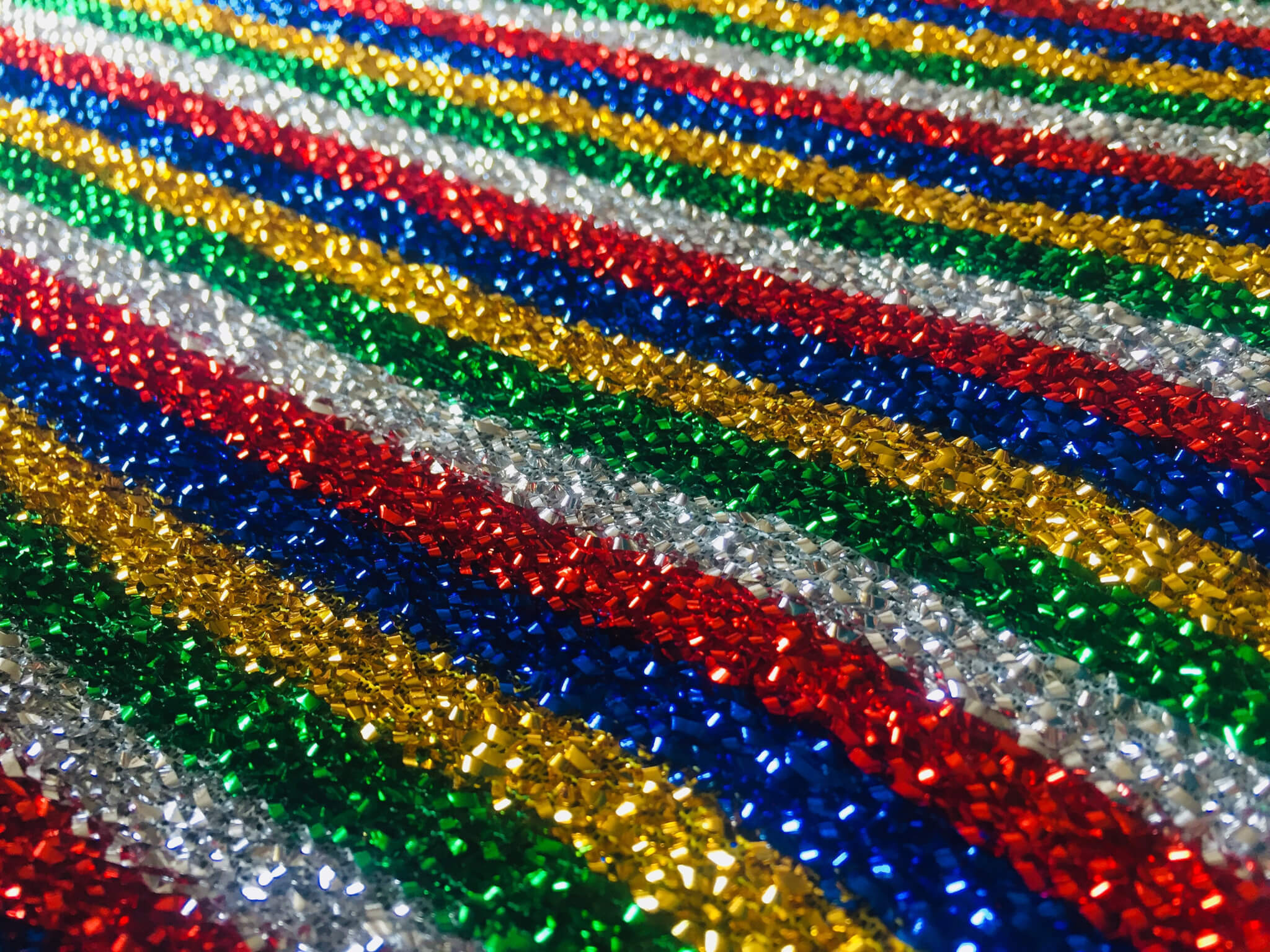 rainbow-mettalic-tinsel-lurex-fabric-material-sparkling-striped-rasta ...