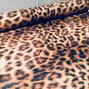 Leopard Print Cotton Fabric for Curtains Upholstery / panther animal fur digital print material / 110" extra wide