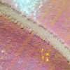 Mermaid Reversible 5mm Sequin Fabric Flip Two Tone Stretch Material - 130cm wide - Iridescent Pink & White sequins