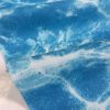 Blue Ocean Water effect Cotton Fabric for Curtain Upholstery dressmaking  110'/280cm extra wide