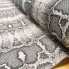 GREY Snake Skin Fabric Snakeskin Animal Print Cotton Material DIGITAL - curtains, decor, dress, furnishing - 55"/140cm wide