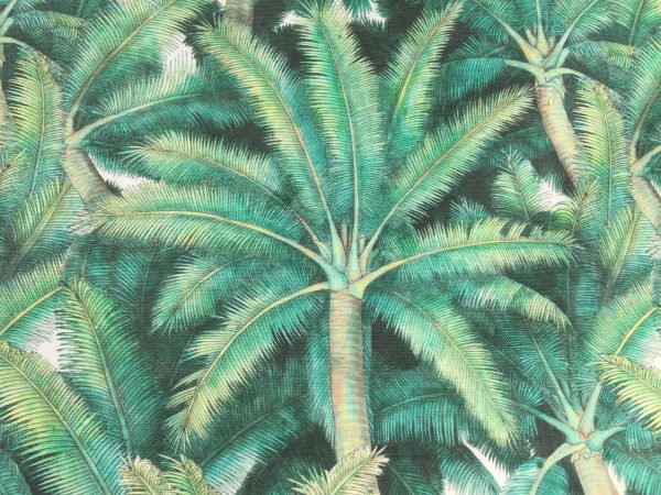 PALMS Palm Fronds Leaf Tree Fabric Tropical Leaves Material for Curtains, Upholstery, Home Decor - digital print fabric - 275cm (108'') wide