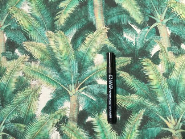 PALMS Palm Fronds Leaf Tree Fabric Tropical Leaves Material for Curtains, Upholstery, Home Decor - digital print fabric - 275cm (108'') wide