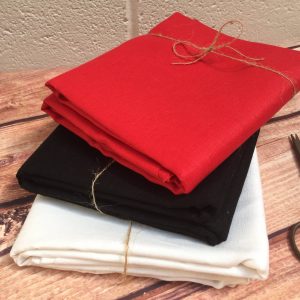 Soft Linen Fabric Material -  100% Linens Textile for Home Decor, Curtains, Clothes - 140cm wide - Plain RED