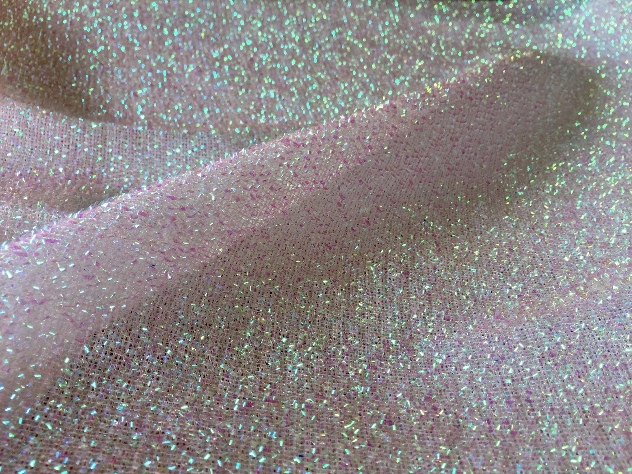 Sparkling Tinsel Lurex Fabric Stretch Metallic Glitter Lametta Shimmer