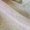 Lurex Metallic Tinsel Fabric Material Stretch - 59"/150cm Wide - Sparkling Metallic Shimmer Color - Iridescent Pink
