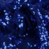 3mm Mini Sequin Fabric material, 2 way stretch /130cm wide / ROYAL BLUE SEQUINS