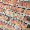 BRICK WALL Effect Cotton Fabric - Red Bricks Stone Wall Print Cloth Material - Harry Potter 9 3/4 Platform Backdrop - 280cm extra wide