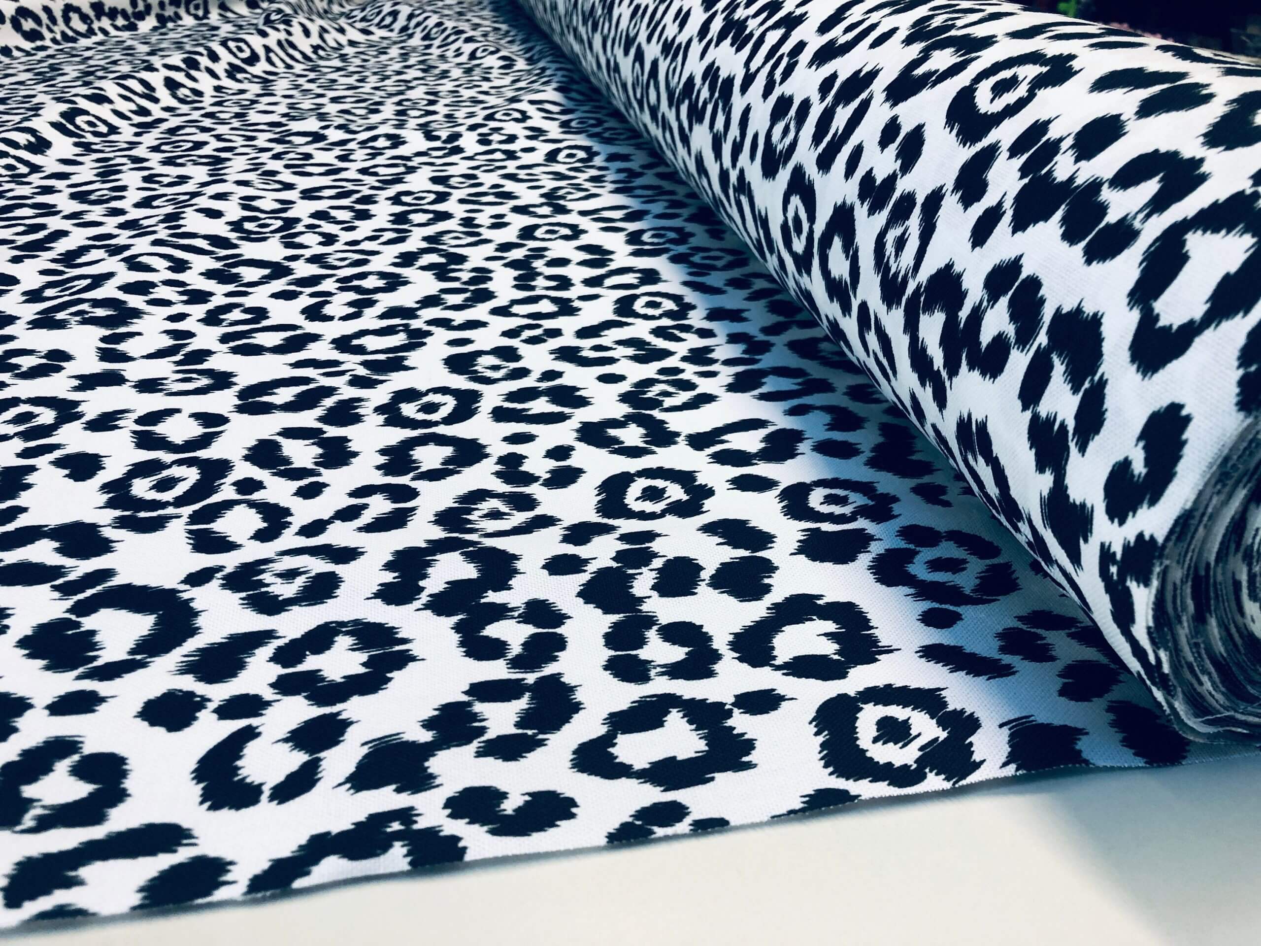 leopard-print-cotton-fabric-for-curtains-upholstery-panther-animal-fur ...