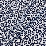 black and white leopard print pants