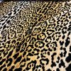 Leopard Print Cotton Velvet Fabric, Braemore Jamil Natural Home Decor Textile, Upholstery Animal Skin Fur Material – 54" wide By the Yard