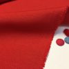 RED Plain Ottoman Fabric For Curtains Upholstery Cotton Canvas Material – 55"/140cm Wide