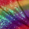 3mm Mini Sequins Fabric Material - 1 way stretch - 130cm or 51 wide -  Sparkling Paillettes - Gay Pride - Lush Fabric