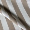 BEIGE & White Stripe Teflon Waterproof Outdoor Fabric for cushion, gazebo, beach – 55"/140cm Wide