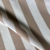 Beige & White Striped Fabric – Sofia Stripes Curtain Tablecloth Upholstery Material – 110"/280cm Wide Canvas