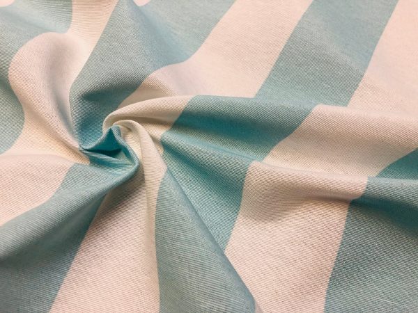 White Striped Fabric - Sofia Stripes Curtain Upholstery Material - 140cm wide - 5 colours /yellow, green, red, black and blue/ - Image 7