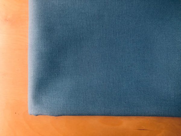 BLUE – Plain Medium Weight Cotton Fabric For Dressmaking Curtains Light Upholstery Canvas Material – 110"/280cm Extra Wide