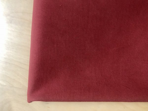 BURGUNDY- Plain Medium Weight Cotton Fabric For Dressmaking Curtains Light Upholstery Canvas Material – 110"/280cm Extra Wide