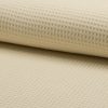 Cotton WAFFLE Pique Honeycomb Fabric Material – bathrobe, gown, towel, cushion –  150cm wide – ECRU CREAM