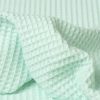 Cotton WAFFLE Pique Honeycomb Fabric Material – bathrobe, gown, towel, cushion –  150cm wide – MINT GREEN