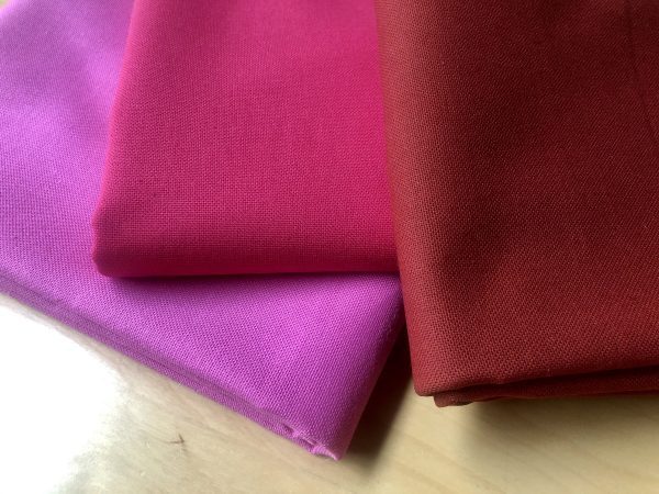 FUCHSIA PINK- Plain Medium Weight Cotton Fabric For Dressmaking Curtains Light Upholstery Canvas Material - 55"/140cm Wide - Image 2