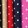 NAVY BLUE Polka Dot Fabric White Spots Dots PolyCotton Material Classic Chic Textile Home Decor Dress Curtains – 55''/140cm Wide Canvas
