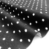 Polka Dot Fabric White Spots Dots PolyCotton Material Shabby Classic Chic Textile Home Decor Dress Curtains – 55''/140cm Wide Canvas