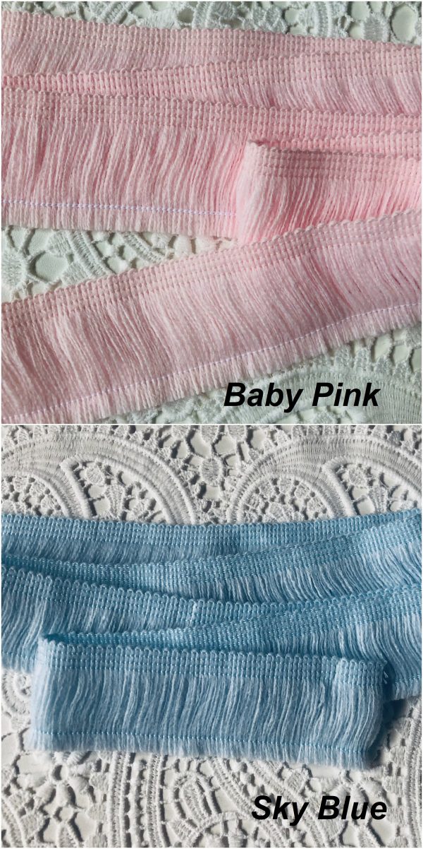 Brush Fringe Tassels Textile Cut Pillow Trimming, Piping, Cushion Trim, Curtains, Home Decor - 40mm Wide - ANY LENGTH - Image 7