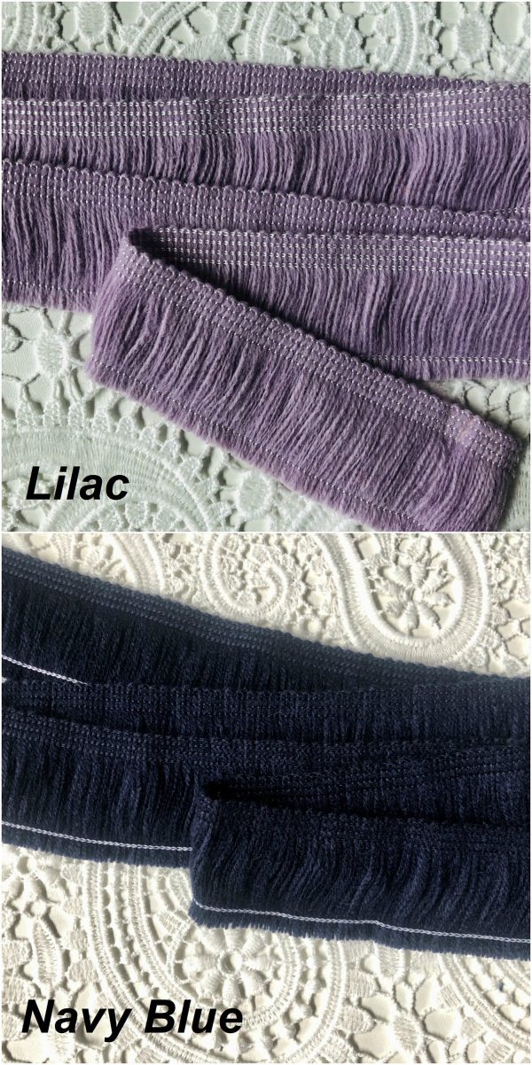 Brush Fringe Tassels Textile Cut Pillow Trimming, Piping, Cushion Trim, Curtains, Home Decor - 40mm Wide - ANY LENGTH - Image 8