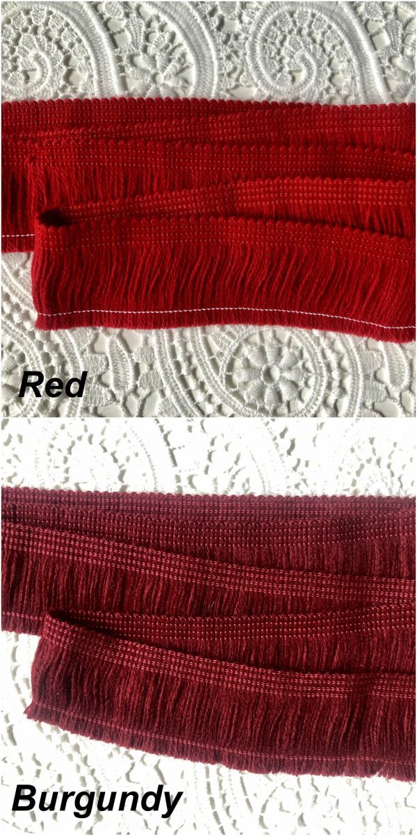 Brush Fringe Tassels Textile Cut Pillow Trimming, Piping, Cushion Trim, Curtains, Home Decor - 40mm Wide - ANY LENGTH - Image 9