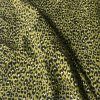 Green & Black Leopard Animal Fur Print Fabric Cotton Curtain Upholstery Material – 55"/140cm wide
