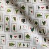 Mini Patch Pink Cactus Fabric Cacti Print Curtain Cotton Material Cute Thorn Heart Frame Jeans Light Upholstery 110"/280cm Extra Wide Canvas