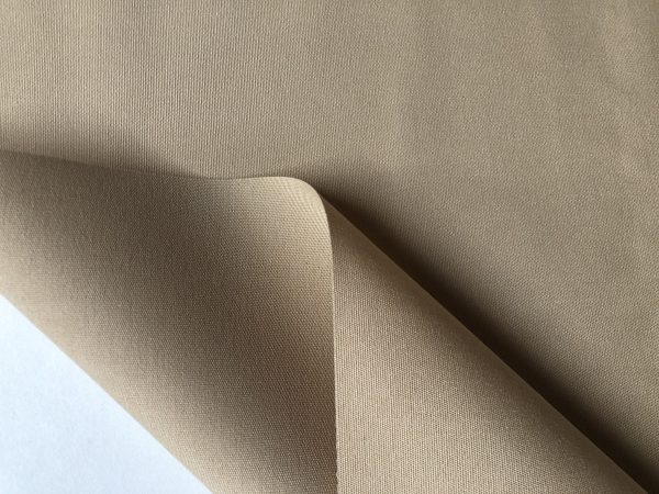 Beige Plain DRALON Outdoor Fabric Solid Acrylic Teflon Waterproof Upholstery Material For Cushion Gazebo Beach – 125"/320cm Wide