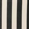 Black & White Striped DRALON Outdoor Fabric Acrylic Teflon Waterproof Upholstery Material For Cushion Gazebo Beach – 63"/160cm Wide