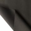 Black Plain DRALON Outdoor Fabric Solid Acrylic Teflon Waterproof Upholstery Material For Cushion Gazebo Beach – 63"/160cm Wide