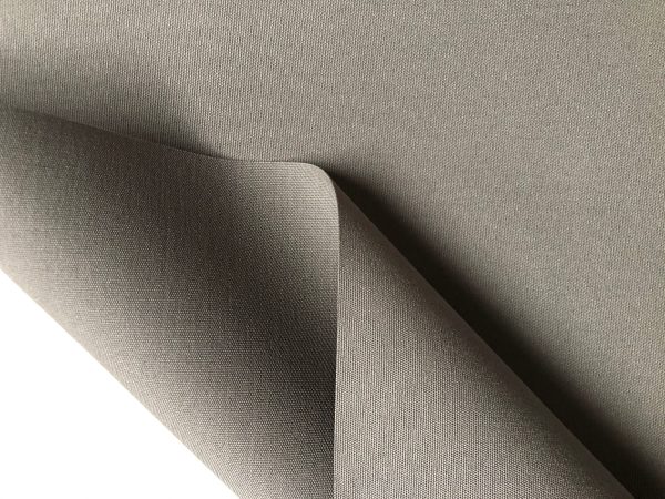 Grey Plain DRALON Outdoor Fabric Solid Acrylic Teflon Waterproof Upholstery Material For Cushion Gazebo Beach – 125"/320cm Wide