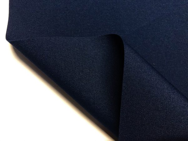 Navy Blue Plain DRALON Outdoor Fabric Solid Acrylic Teflon Waterproof Upholstery Material For Cushion Gazebo Beach – 63"/160cm Wide