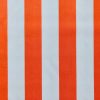 Orange & White Striped DRALON Outdoor Fabric Acrylic Teflon Waterproof Upholstery Material For Cushion Gazebo Beach – 63"/160cm Extra Wide